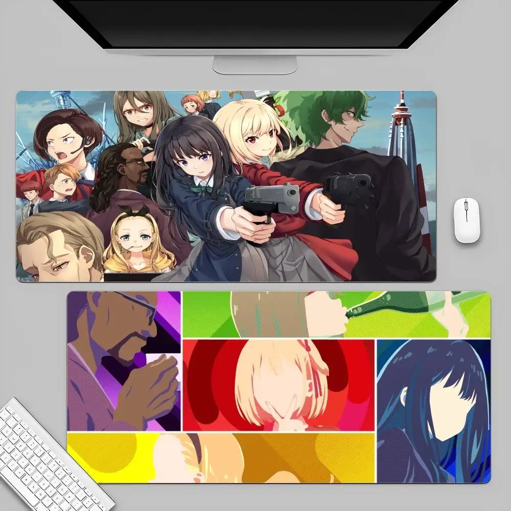 

Lycoris Recoil Chisato Animation Cartoon Anime Gaming Mouse Pad Keyboard Mouse Mats Desk Mat Accessories Desktop Mat