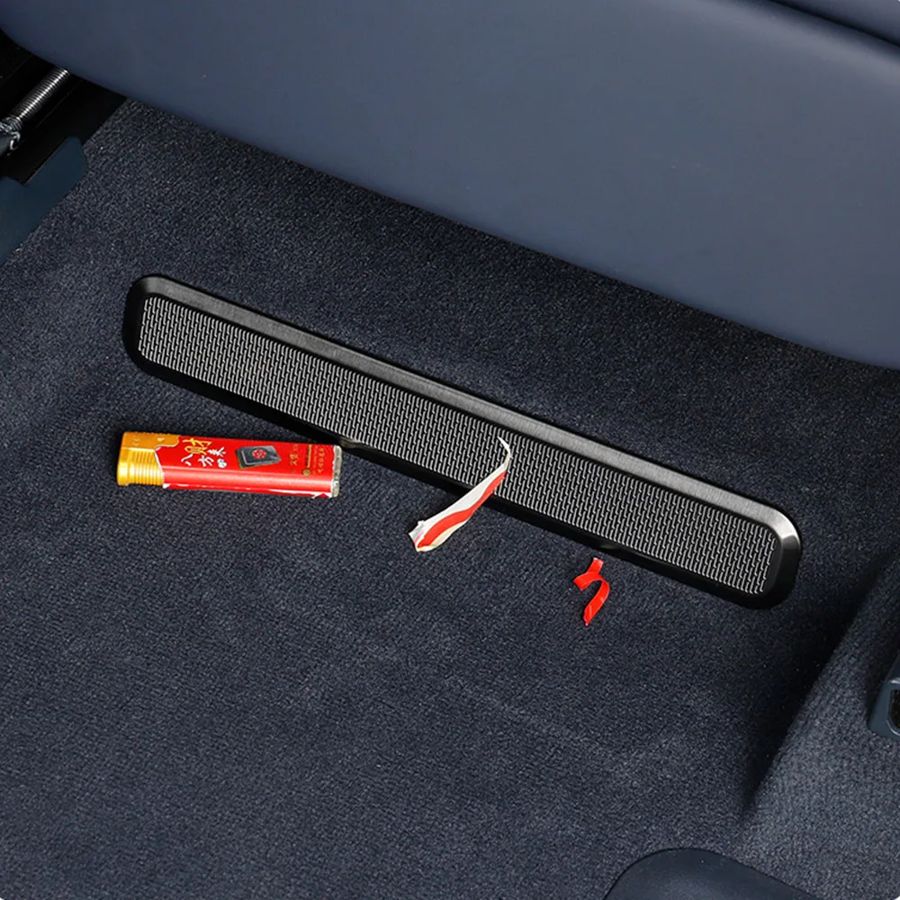 Underseat Ventilation Mask For ZEEKR 9X 2025 2026 Car Accessories Stainless Steel Protective Cover Dust-proof And Clog-proof