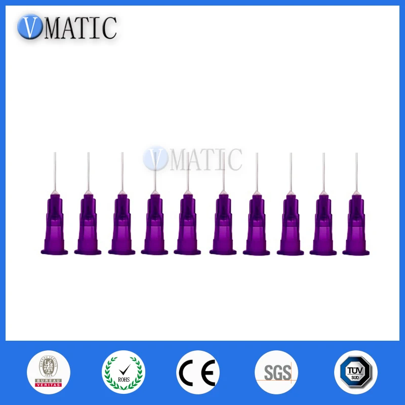 

High Quality 24G Precision Passivated S.S Dispense Tip With PP Safetylok hub 0.5" Tubing Length Glue Dispenser Needles 1/2 Inch