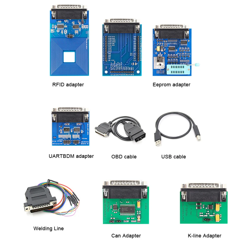 YIQIXIN For IPROG Pro V85 2019 Iprog+ Full Set ECU Car Key Programmer IMMO OBD2 Tool Car Airbag Reset PK DIGIPROG 3 Carprog