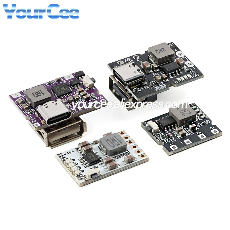 스텝 다운 벅 전원 충전 모듈 TYPE-C USB 리튬 LiPo 배터리 충전기 보호 회로 기판, DIY 모바일, 10 개/1 개, 5V 3A