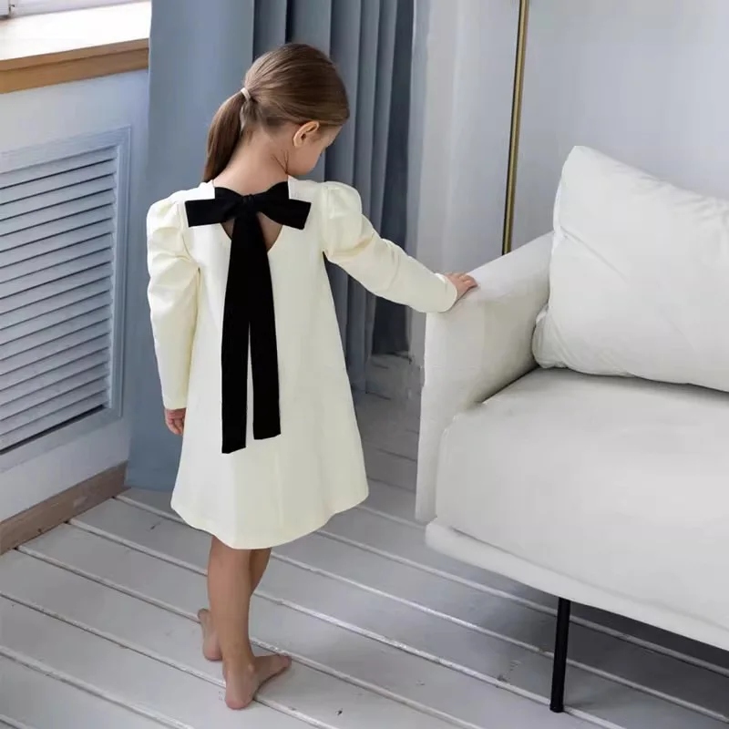 French Niche Dress for Girls Fashion Show Princess Dress Elegant and Fashionable Children Spring Autumn New Dress