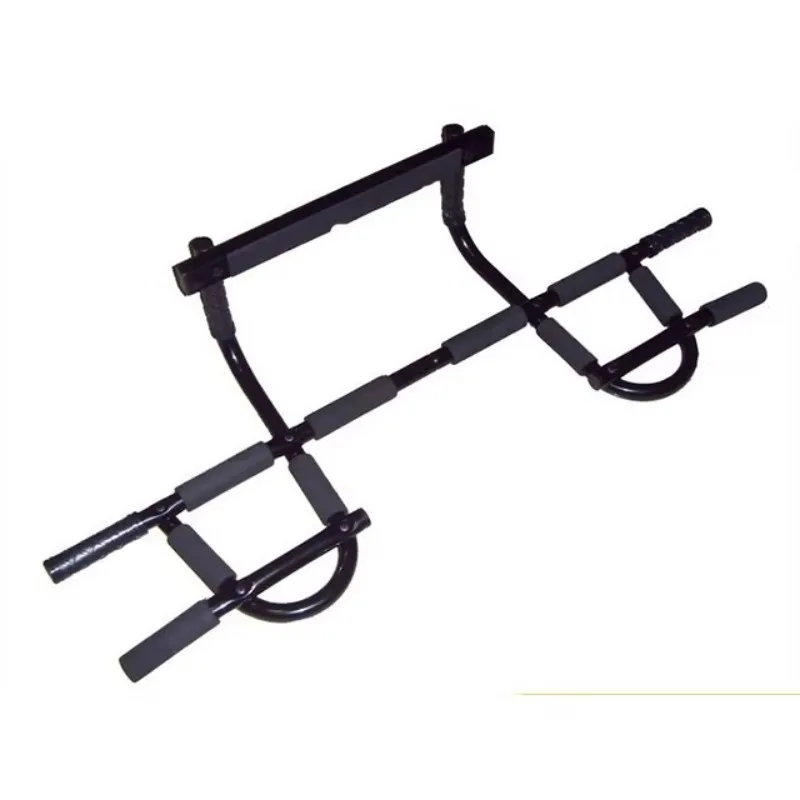 قضيب سحب من الفولاذ للتمرين المنزلي، معدات الجمباز المحمولة، تمرين الباب وقوة اللياقة البدنية، قضيب سحب الباب الرياضي