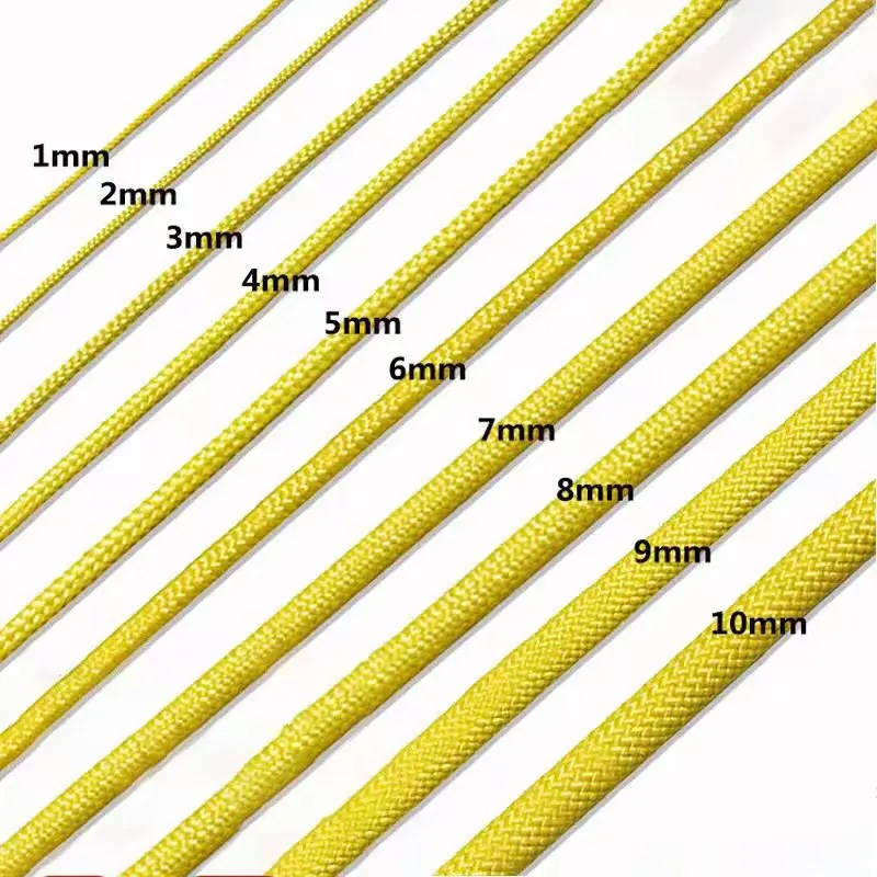 

Aramid sewing thread Kevlar rope, high temperature tensile strength 0.3mm diameter/2 strands, 0.8mm diameter 3 strands