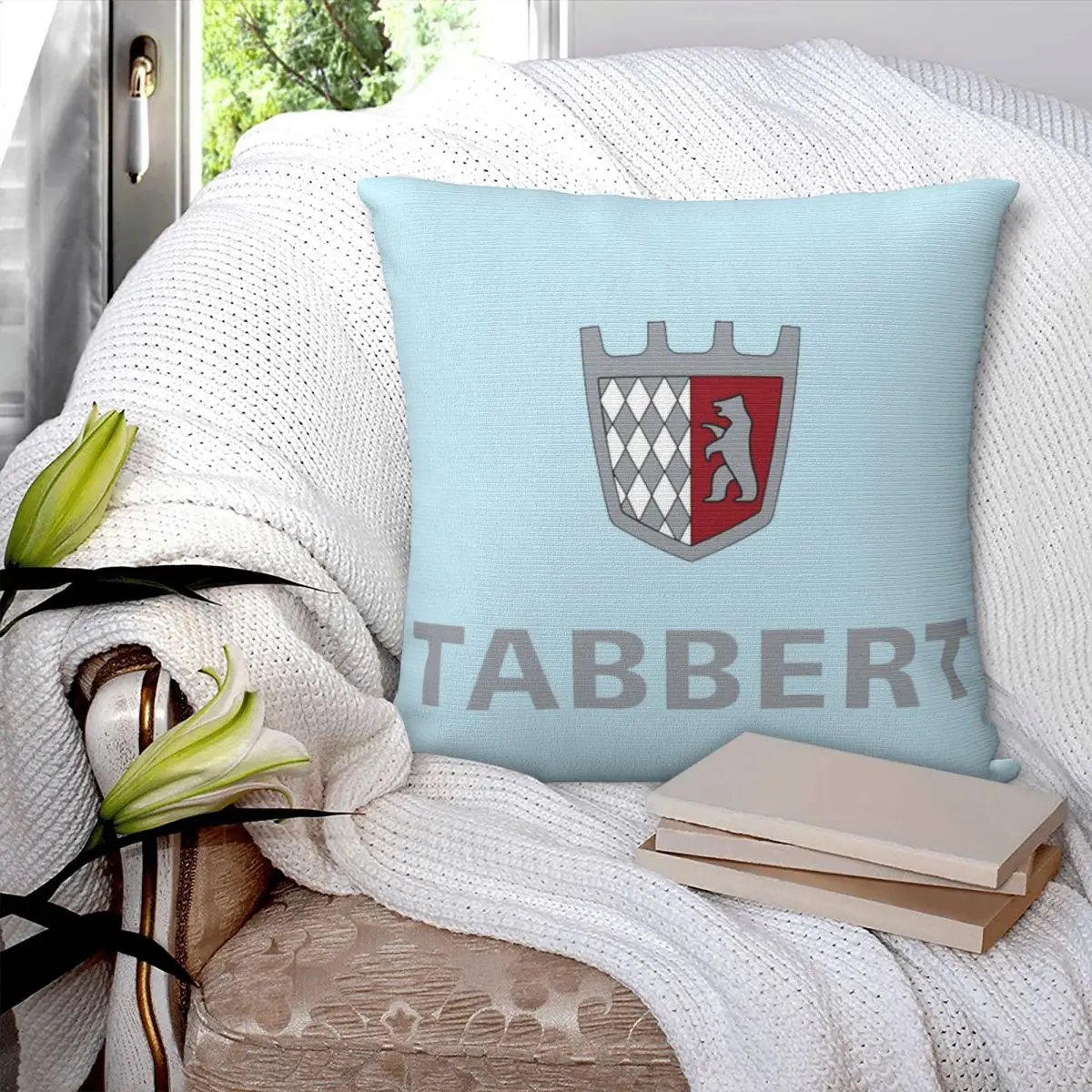 Tabbert Caravan Square Pillowcase Pillow Cover Polyester Cushion Zip Decorative Comfort Throw Pillow for Home Living Room