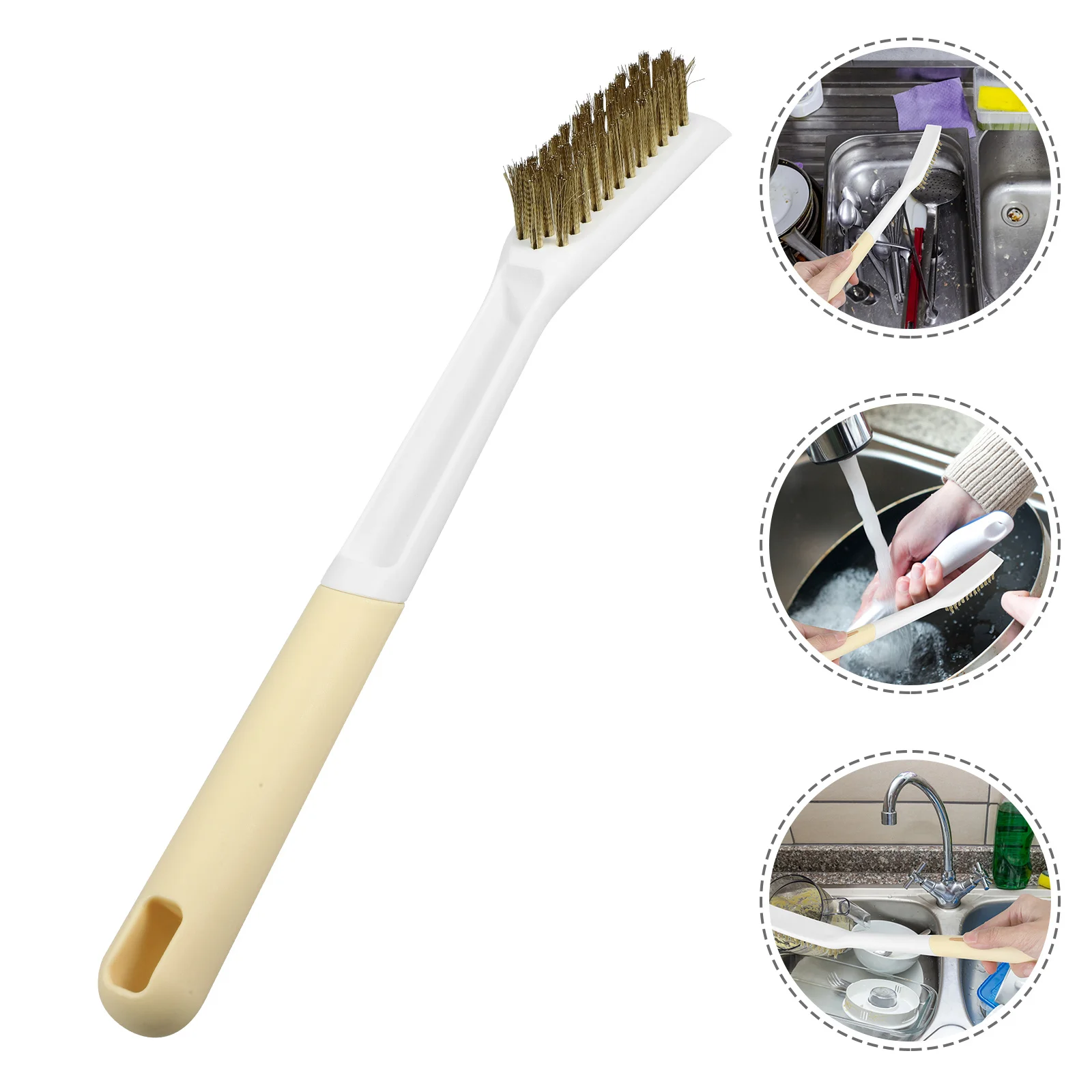 

Copper Wire Cleaning For Stove Oven Grill Fryer Gas Stove Cleaner Gap Countertop Brush Kitchen Oil Stain Removal Tool