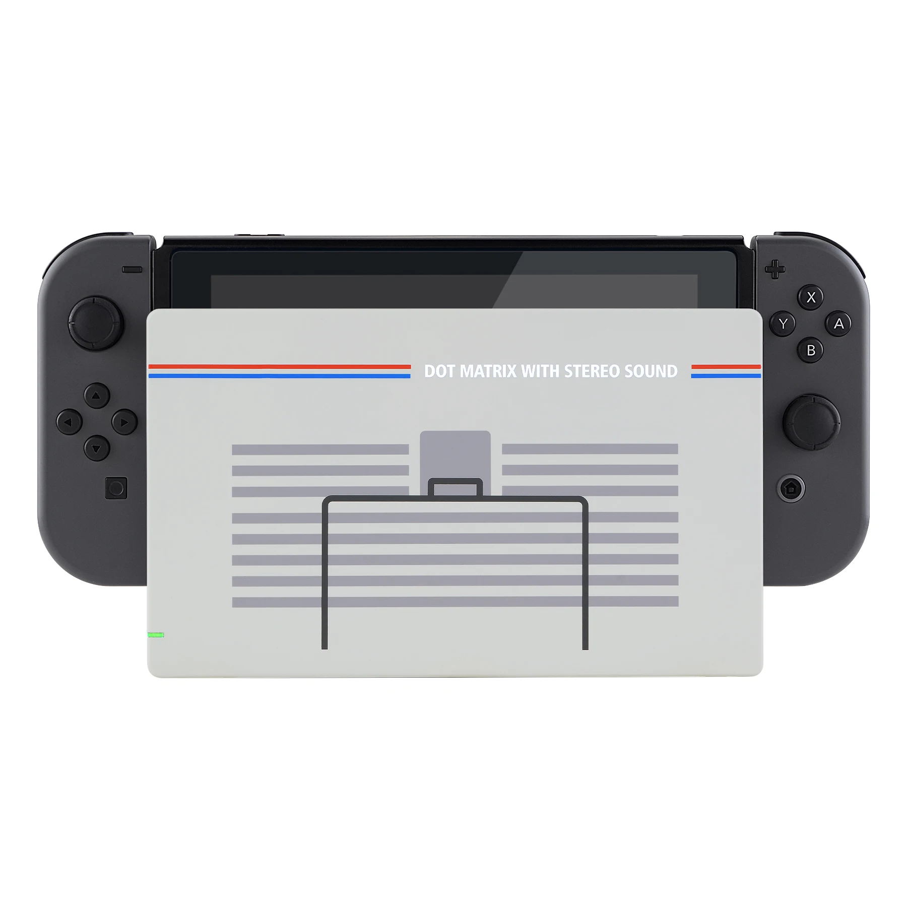 Extremate Faceplate DIY untuk Nintendo Switch Dock, pegangan DIY pengganti perumahan Shell-klasik 1989 GB DMG-01 Style