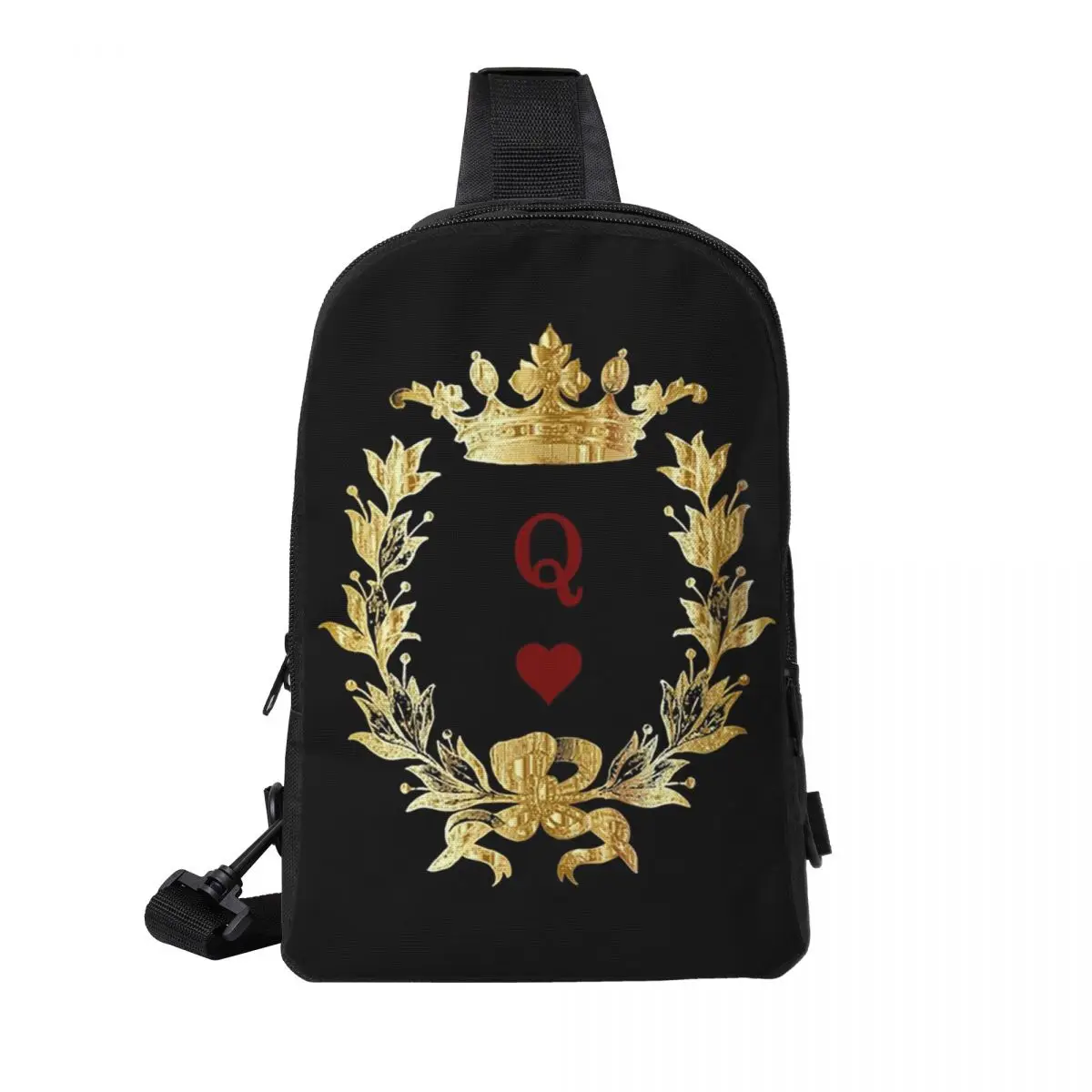 

Нагрудная сумка Queen Of Hearts, мужской рюкзак через плечо, нагрудная сумка, дорожный походный рюкзак, сумка на плечо