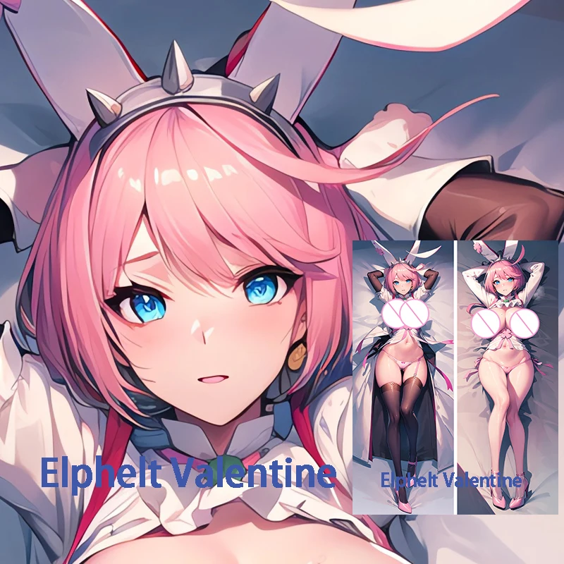 Dakimakura Anime Elphelt Valentine  Double sided Anime Equal Body Pillow Cushion Customized Surrounding