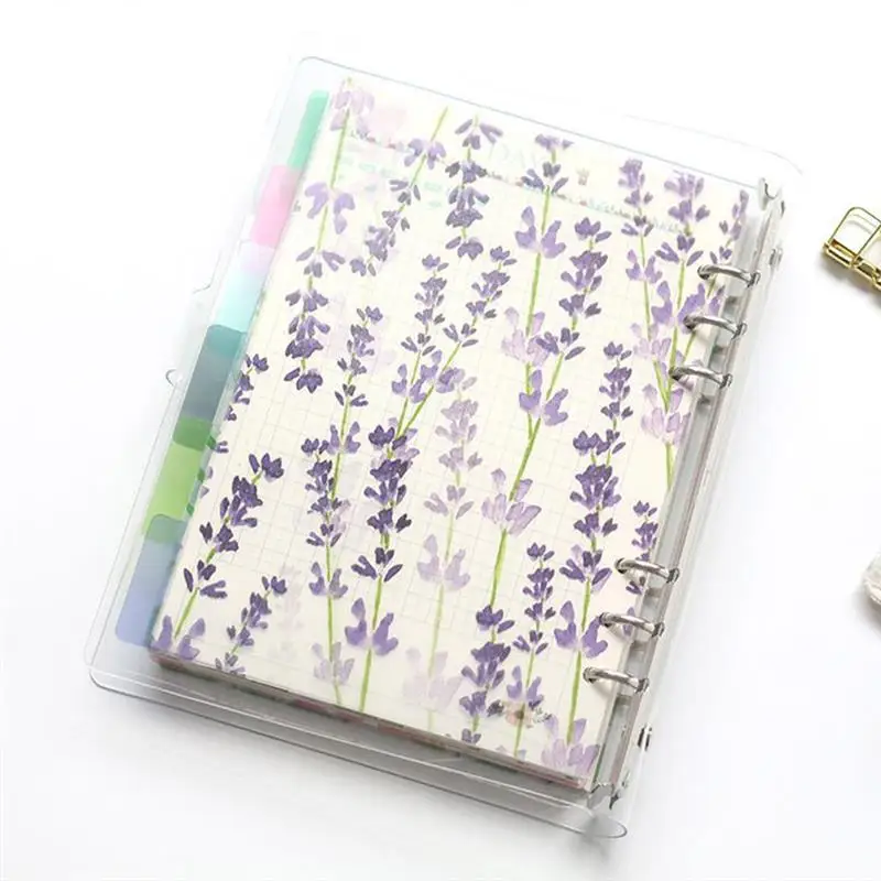 6pcs A5 Notebook Binders Dividers Set Colorful Classification Page Tab For Notebook Accessories Stationery Forest Story Series