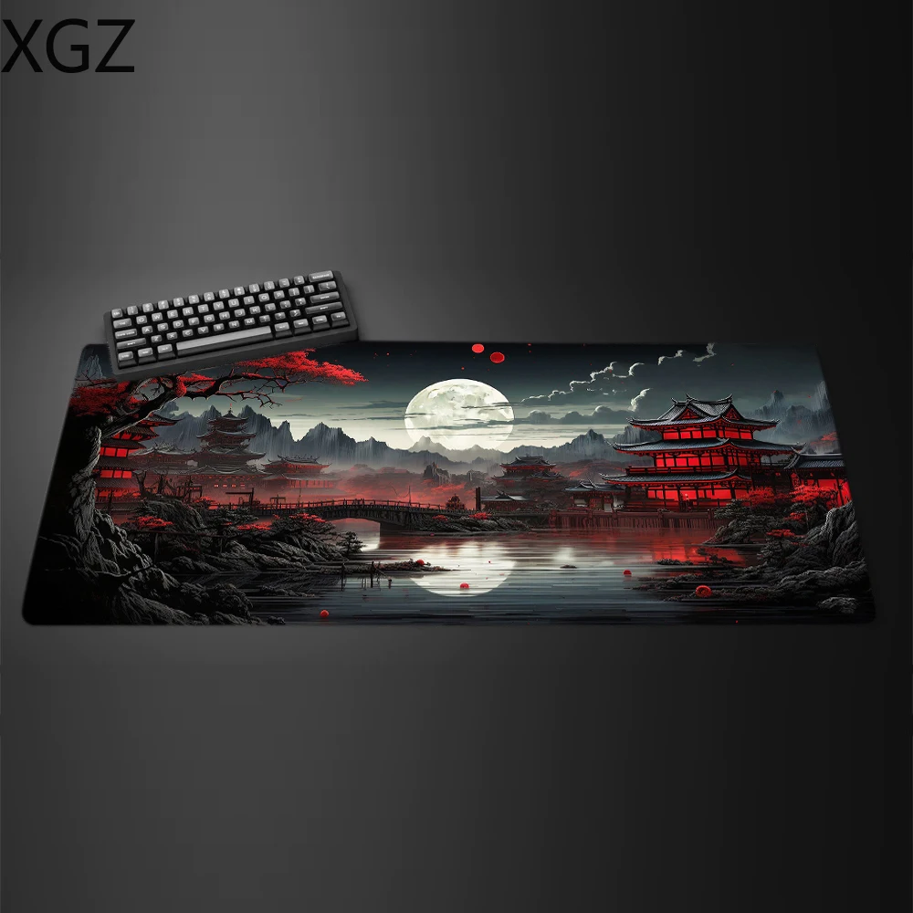 XXL Stars Sky Moon Mouse Pad Large Computer Office Gamer Table Mats  Rubber Anti-slip Gaming Keyboard Mousepads Long Desk