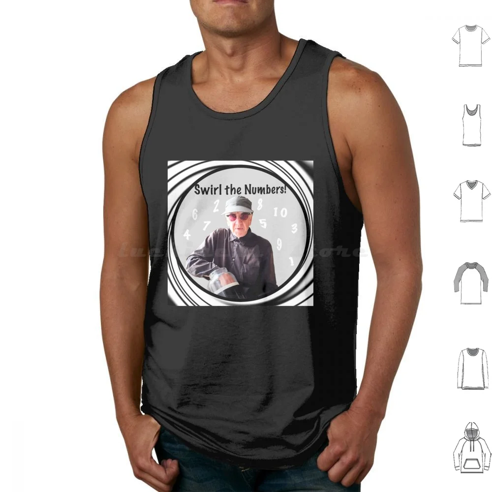 Swirl The Numbers Tank Tops Vest Sleeveless David Lynch Film Twin Peaks Lynch Eraserhead Movie Horror Vintage Movies
