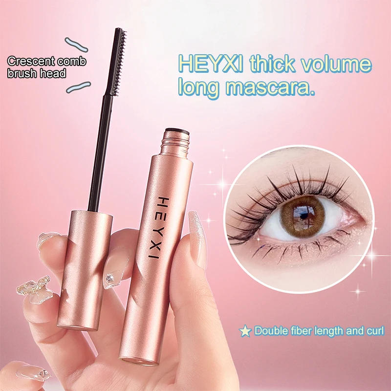 1pc Fine Tooth Comb Mascara Eye Makeup Products Essential for Natural Curling Lengthening Waterproof Slender Small Brush Head