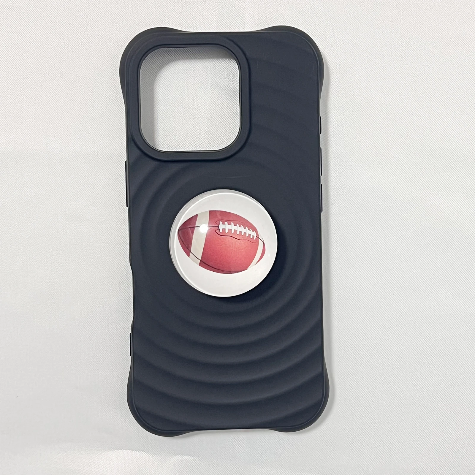 เคสโทรศัพท์มือถือแบบขาตั้ง 3 มิติ ลายอเมริกันฟุตบอล สำหรับ Magsafe แม่เหล็ก สำหรับ iPhone Samsung Griptok