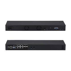 Qotom 1U Rackmount SFP+ 10GB/SFP 1GB /2.5G / I225 2.5GB LAN C3558 C3758 C3758R C3808 C3908 Pfsense Firewall Home Router