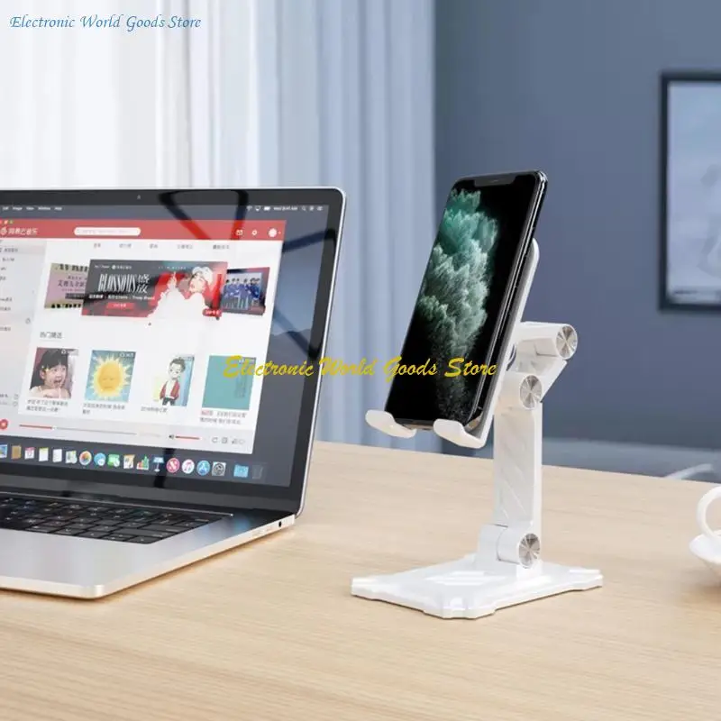 

A3PD Foldable Tablet Stand Holder Adjustable Alloy Vertical Stand for Office Home for 4.7-13in