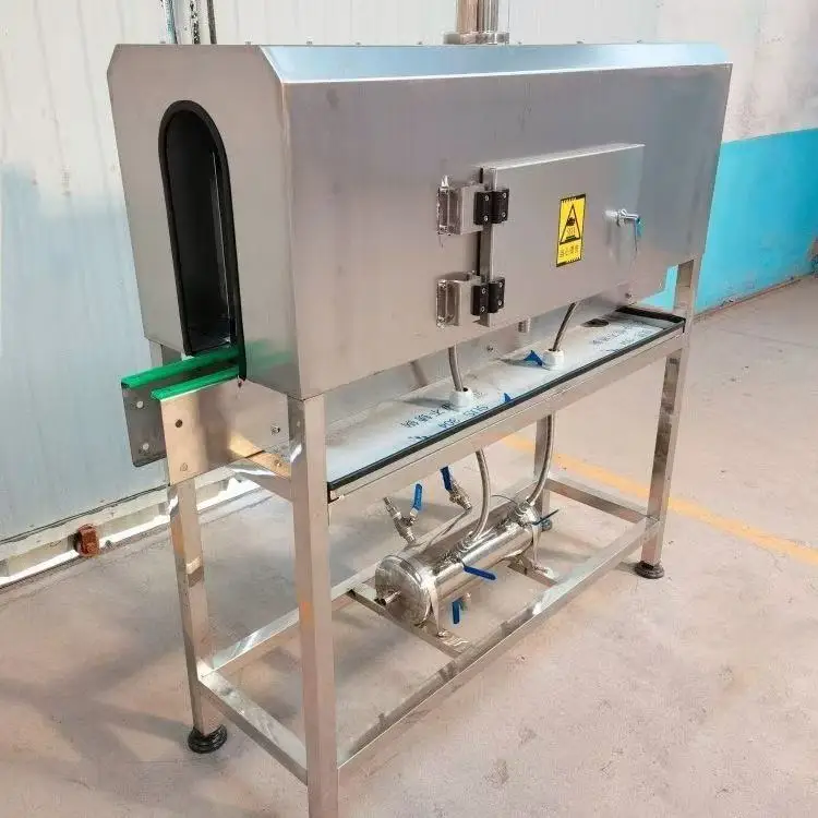 

Plastic Bottle Sleeve Label Heat Steam Shrink Tunnel Wrapping Machine PVC PET Shrink Label Bottle Can Steam Heat Shrink Tunnel