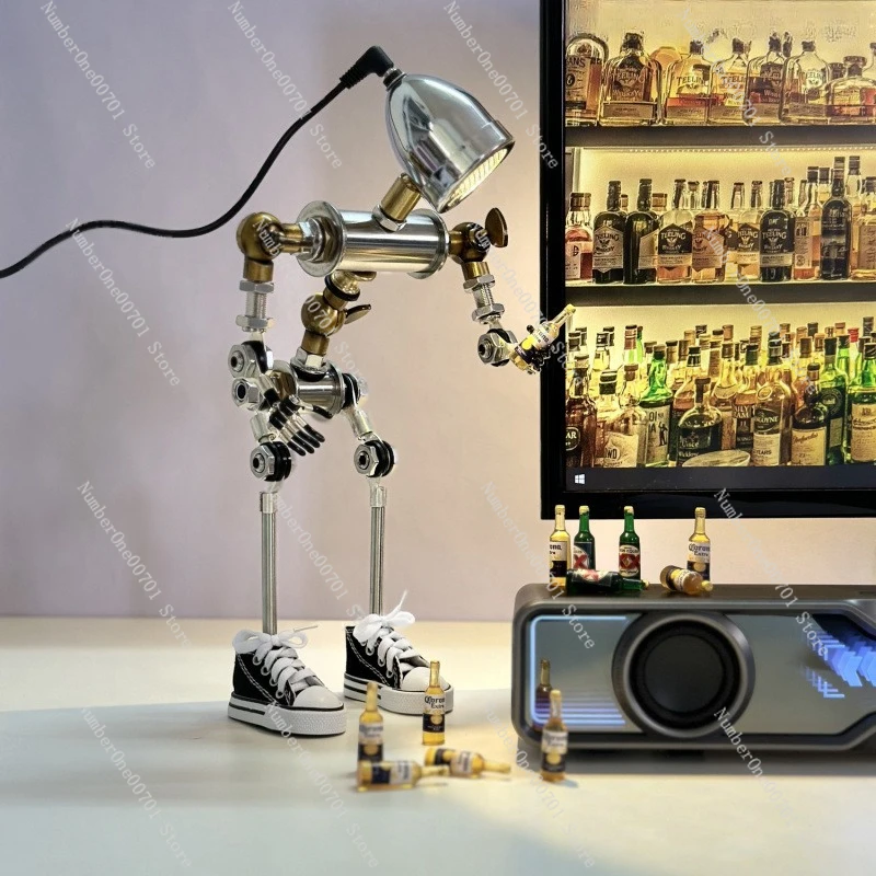 

Computer Desktop Ornament Decorative Atmosphere Light Tech-Sense Creative Figurine