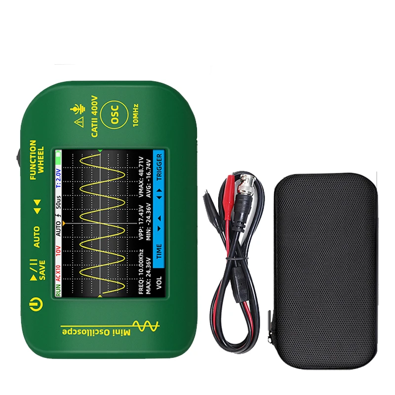 10MHz 48MSa/s Signal Generator Sampling Rate Electronics Repair Tool Graphic OT2 Mini Digital Portable Oscilloscope Tester