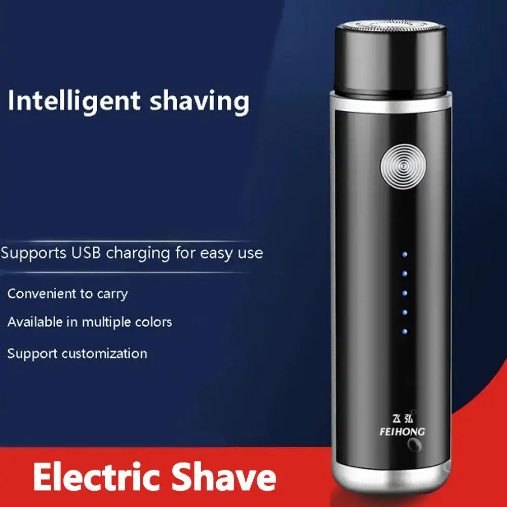 Mini Portable Electric Usb Rechargeable Shaver Mens Razor Portable Waterproof Razor Travel Goods Waterproof Onboard Razor