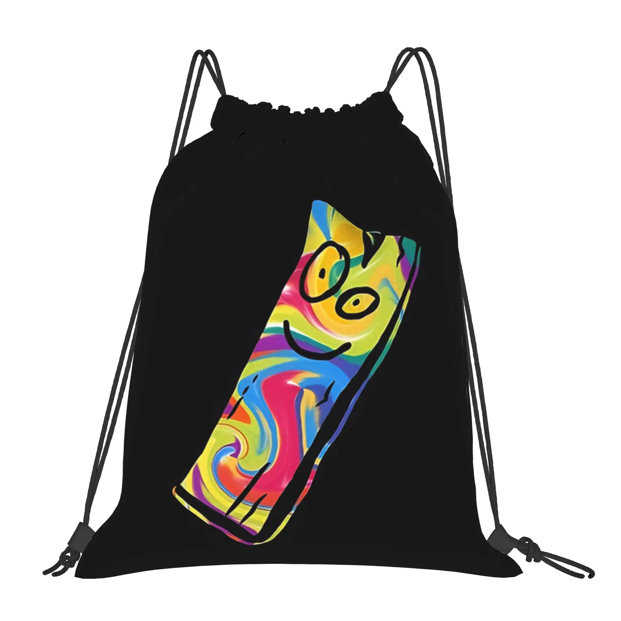 Ed  Edd  Eddy nostalgic cartoon  Portable Sports Riding Gym Drawstring Storage Sporty Backpacks