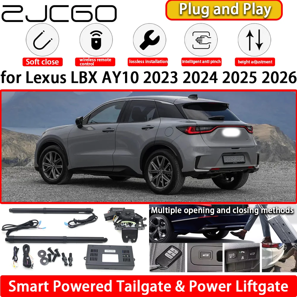 

ZJCGO for Lexus LBX AY10 2023 2024 2025 2026 OEM Automatic Electric Powered Tailgate Power Liftgate Tail Gate Lift Kit System