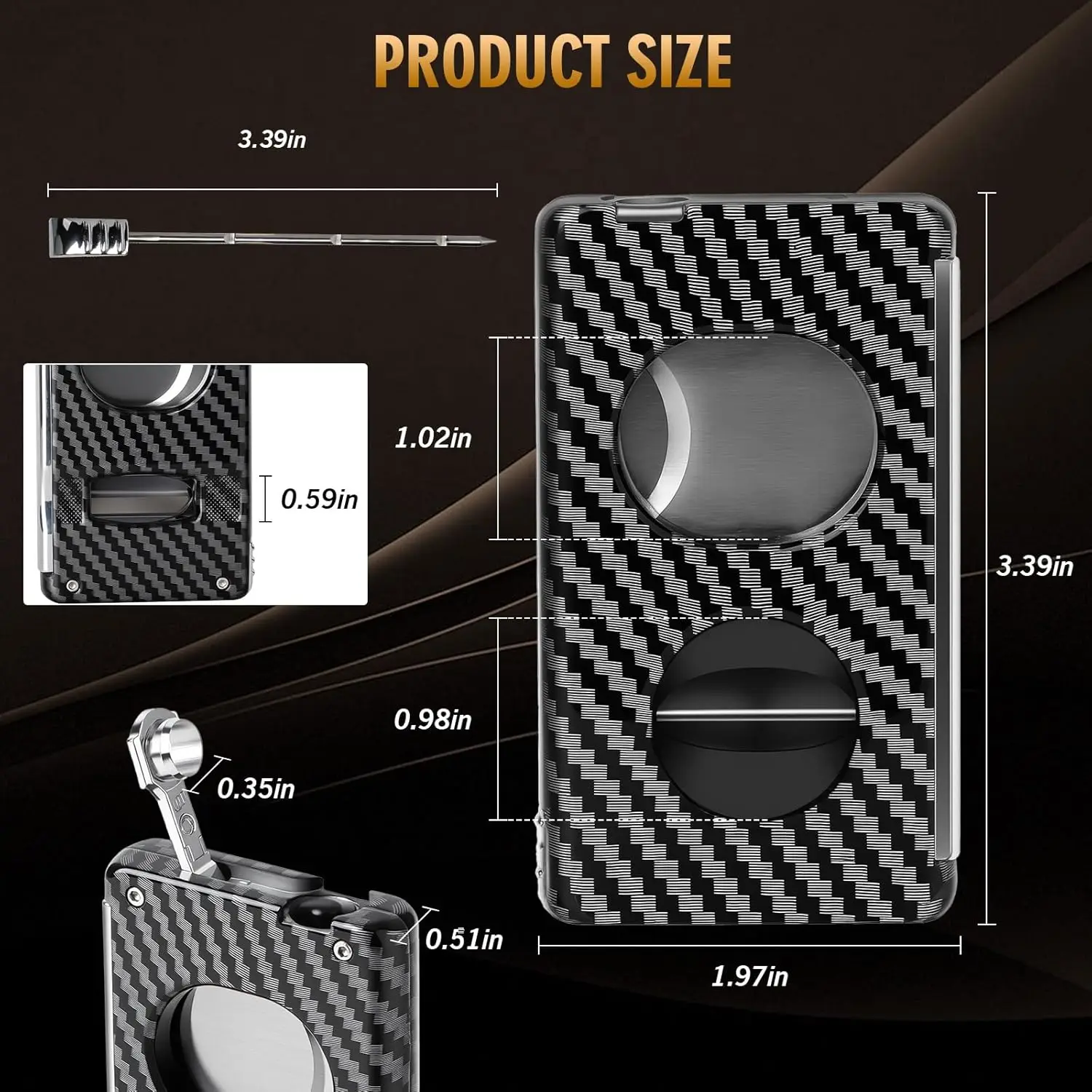 Thumbnail 2 - #13 Latest Cigar Cutters & Punches Offers