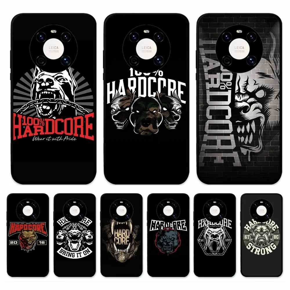 100 Hardcore Dog To The Bone Phone Case For Huawei Mate 10 20 30 40 50 Lite Pro Nova 3 3i 5 6 SE 7 Pro 7SE