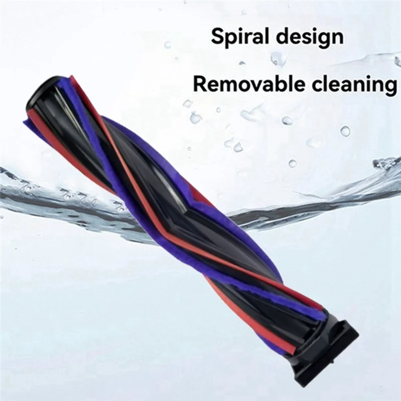 

-A95Z Anti-Tangle Floor Brush Head For Dyson V7 V8 V10 V11 V15 Vacuum Cleaner Replacement Accessories Floor Brush With LED Dust