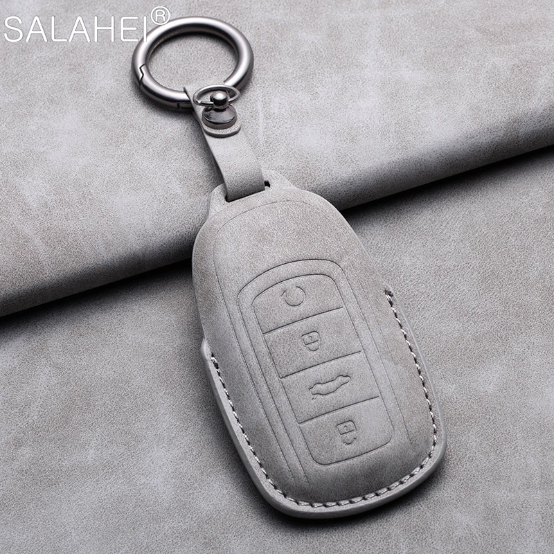 New Sheepskin Car Key Remote Case Cover Shell For Chery Tiggo 4 5X Exeed Txl Tx Lx For Tiggo 7 8 Pro 8 PLUS Arrizo Accessories