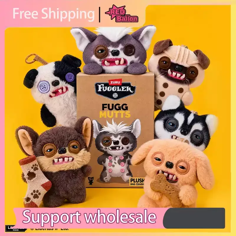 Official ZURU Fuggler Funny Ugly Monster Blind Box Plush Keychain | Quirky Stuffed Bag Charm |Cute Quirky Bag Charm Collectible