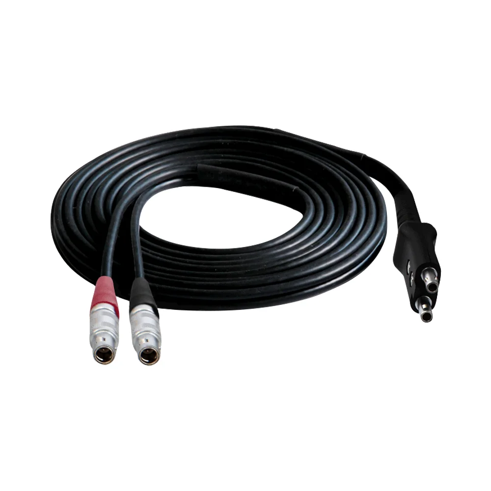 Cavo rilevatore di difetti ad ultrasuoni corazzato Yushi Dual C5 a Microdot per test UT Twin C5-L5