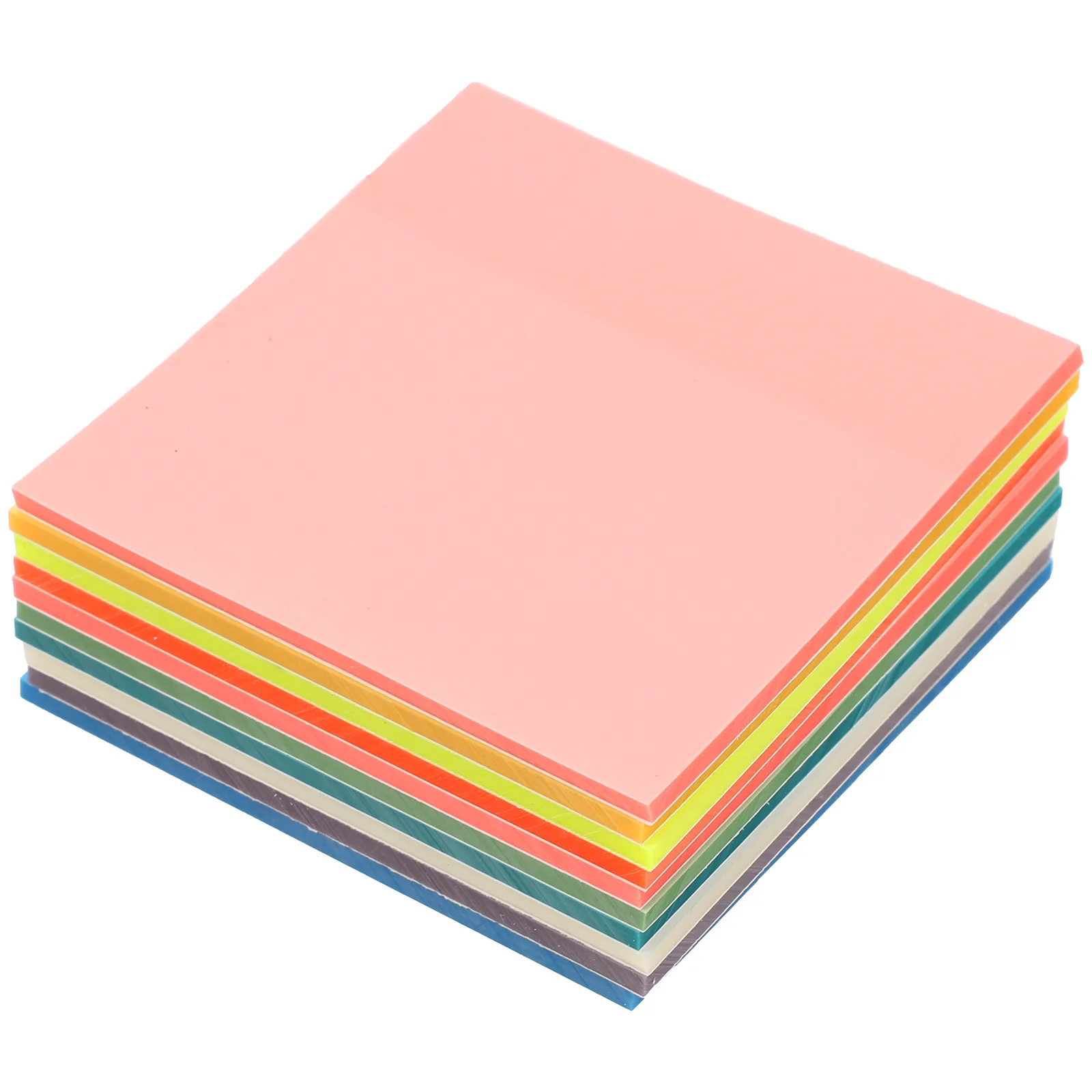 500pcs Transparent Memo Pads Portable Compact Note Stickers Book Annotation Supplies Household Memo Stickers Home Accessories