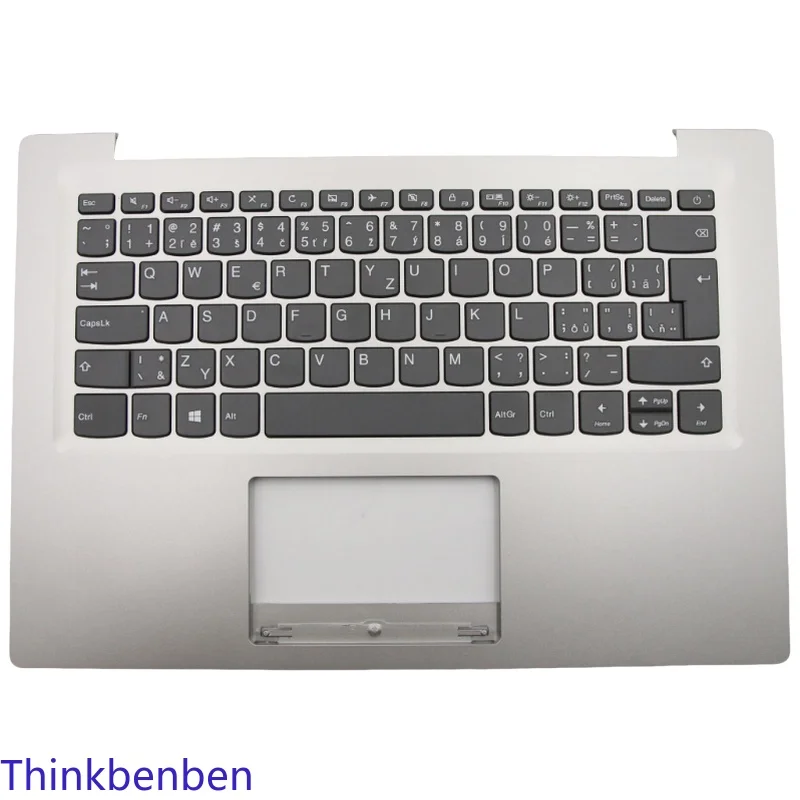 CZ Czech Mineral Gray Keyboard Upper Case Palmrest Shell Cover For Lenovo Ideapad S130 130s 14IGM 120s 14 14IAP 5CB0P23922