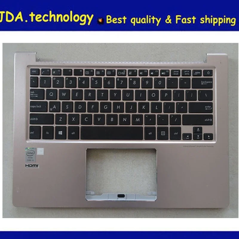 

MEIARROW 95%new Palmrest C shell for Asus Zenbook UX303 UX303L U303L UX303Lnb Taichi 31 US keyboard upper cover,Rose golden