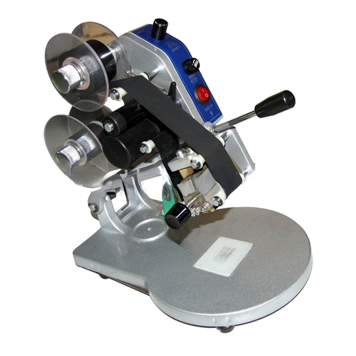 

DY-8 hand pressure direct heat type color ribbon printing machine, date batch number coding machine, three rows of manual color