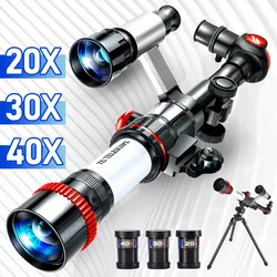 HD Telescope Professional Astronomical Telescope High Magnification Monocular Kids Science Experiment Binoculars Teaching