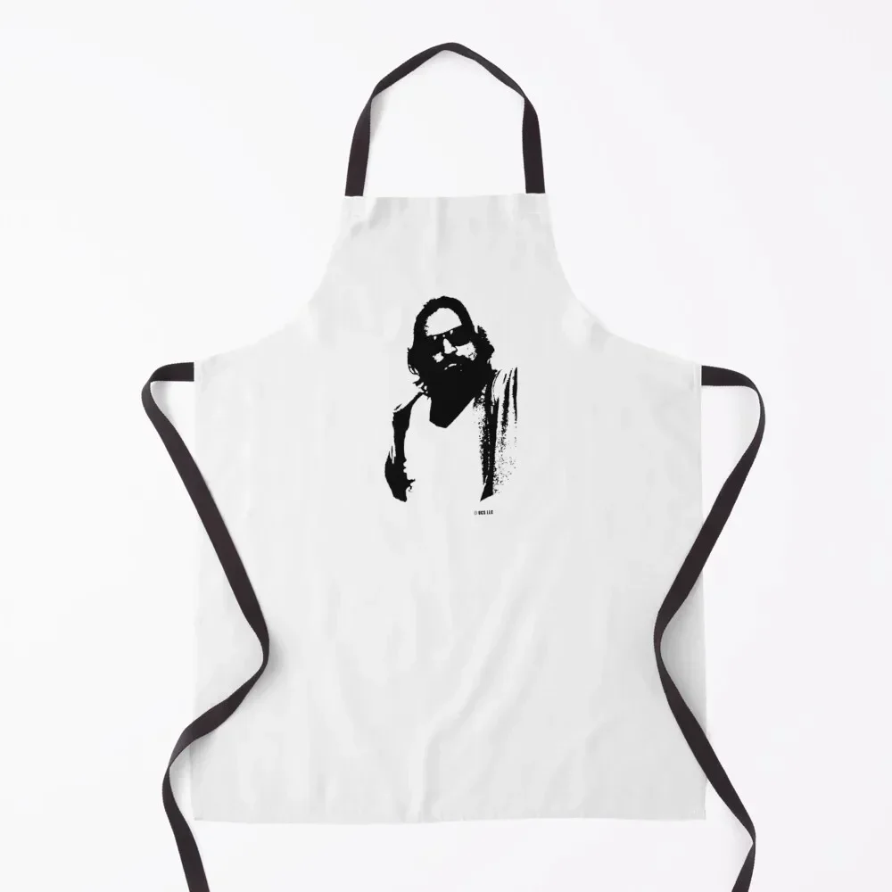 Big Lebowski The Dude - stencil Apron Women's Kitchen Womens Dresses Apron