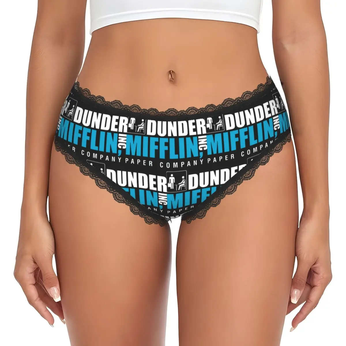 Custom Dunder Mifflin Paper Company Essential Panties Briefs Women's Comfort Briefs Underwear Breathable Female Underpants