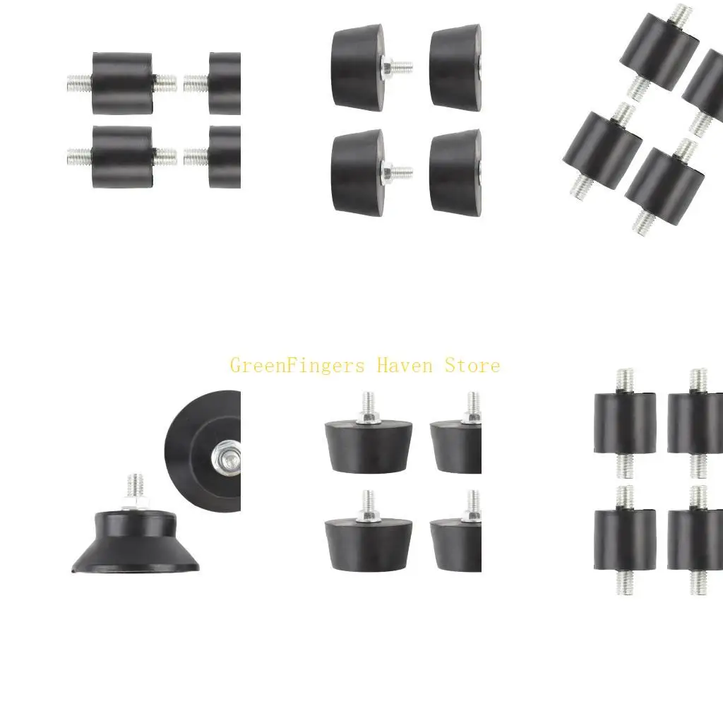 F68D 4PCS High Elasticity Pad Accessory for Office Equipment Noise Reductions Base