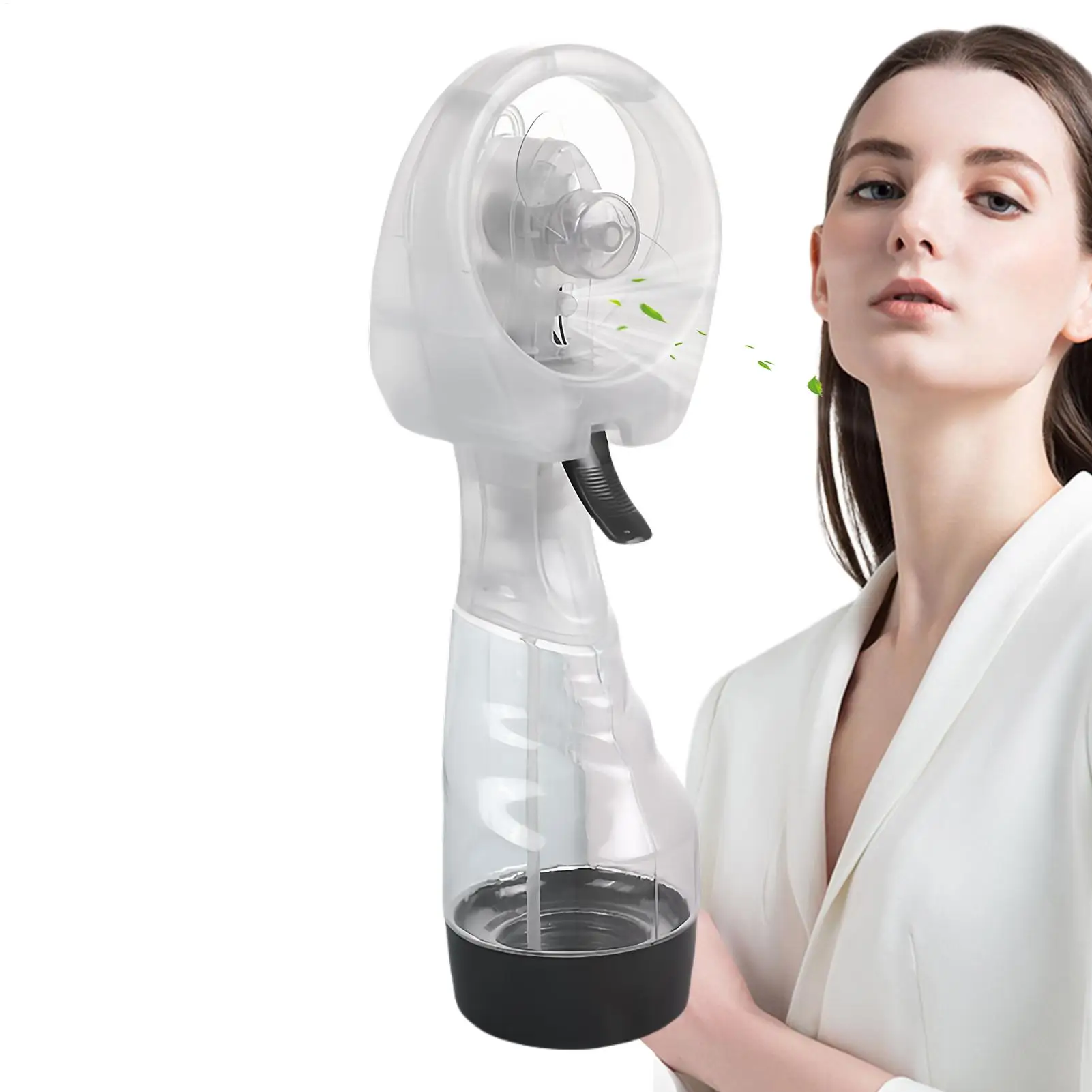 Portable Spray Fan Cooling Fan With 300 ML Water Bottle Handheld Fine Mist Cooling Fan For Travel And Barbecue