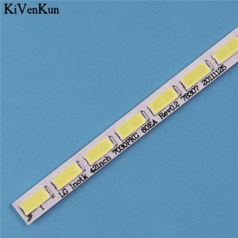 LED TV Bands Bars For LG Innotek 42" 7030PKG 60EA Rev0.2 Backlight Strip For LG 42LS5600 42LS560T 42LS570S 42LS570T 42LS575S