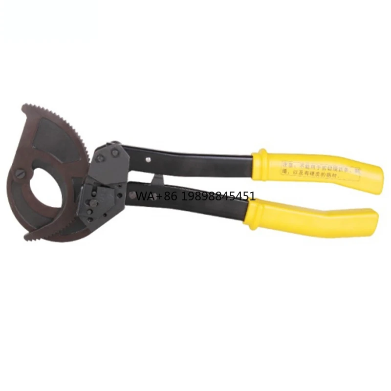

CC-500 Manual Ratchet Cable Scissors High Performance Ratchet Cable Cutter for Copper Aluminium Cables