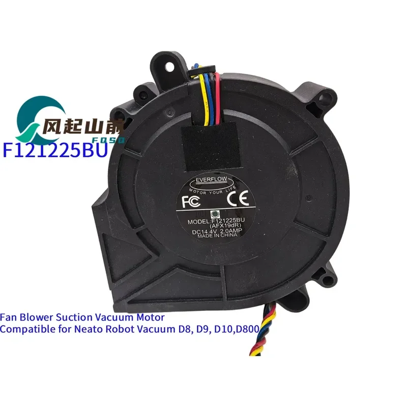 F121225BU Fan for Neato Robot Vacuum Cleaners D8 D9 D10 Replacement Part