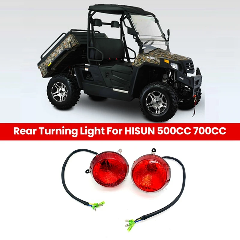 1 Pair UTV EPA Rear Right & Rear Left Turning Light For HISUN HS500 500CC HS700 700 35250-115-0000-A87U