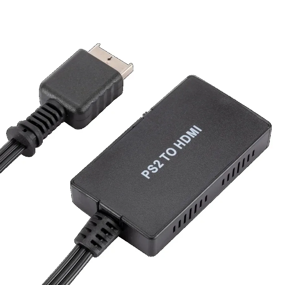 PzzPss PS2 to HDMI-compatibale Audio Video Converter Adapter Support For PS2 Display Modes For HDTV PC Full HD Cable Adapter