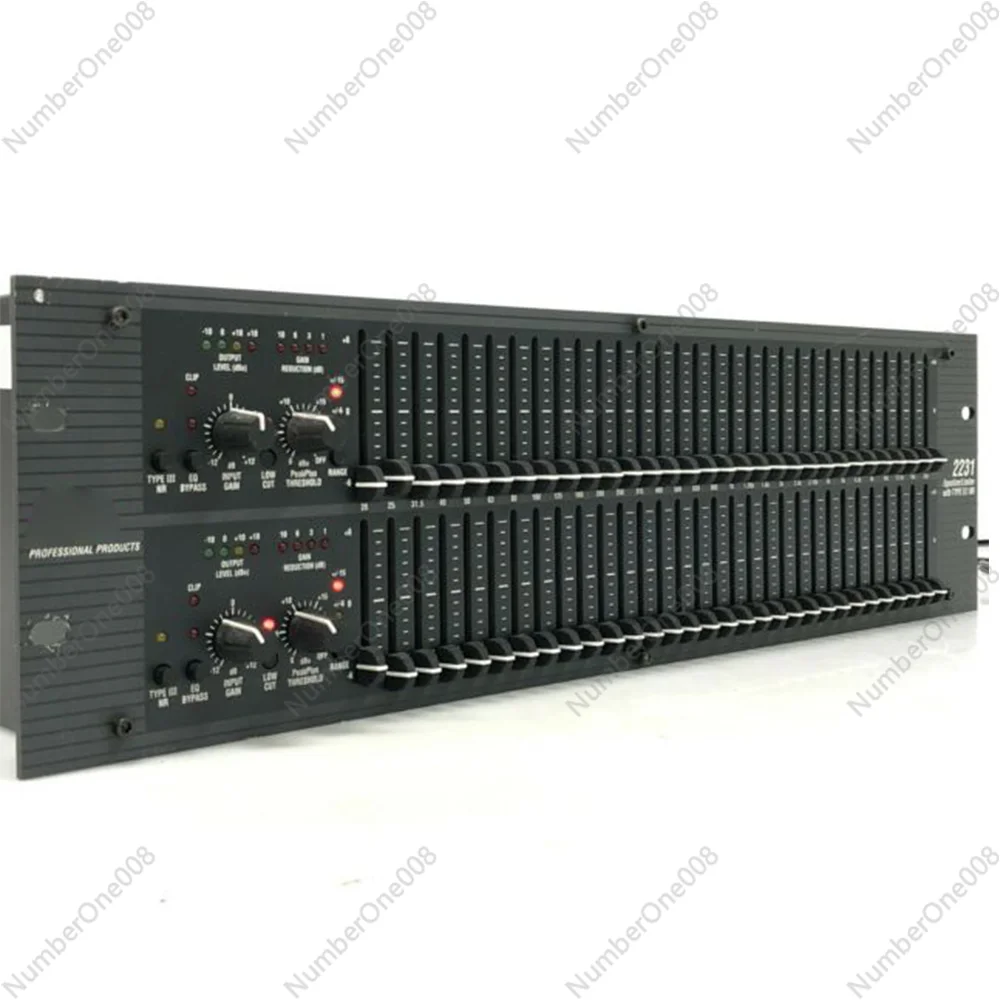 dbx2231 2231 Dual Channel 31 Band dj equipment Graphic Equalizer 2231 audio Equalizer For Karaoke and Sound Performance