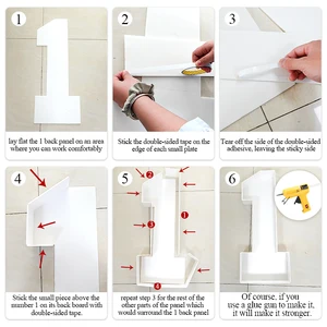 93 عيد ميلاد عملاق الشكل 0-9 مربع تعبئة بالون رقم الذكرى السنوية 18 زخرفة 30 40 50 إطار بالون زخرفة عيد ميلاد أعلى 6 مبيعات 40 × 40 إطار صور - رقم 2