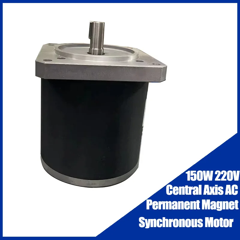 220V 150W Central Axis AC Permanent Magnet Low-speed Synchronous Motor 60rpm 115rpm Durable High Torque Motor130TDY4 130TDY115-1