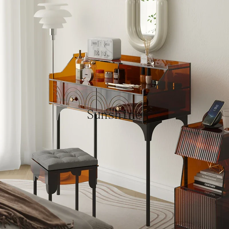 

Italian acrylic dressing table, bedroom dressing table, modern simple dressing table